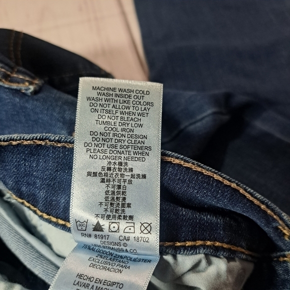 Levi's Performance 511 Slim Size 16 Reg 28×28 - Picture 7 of 11